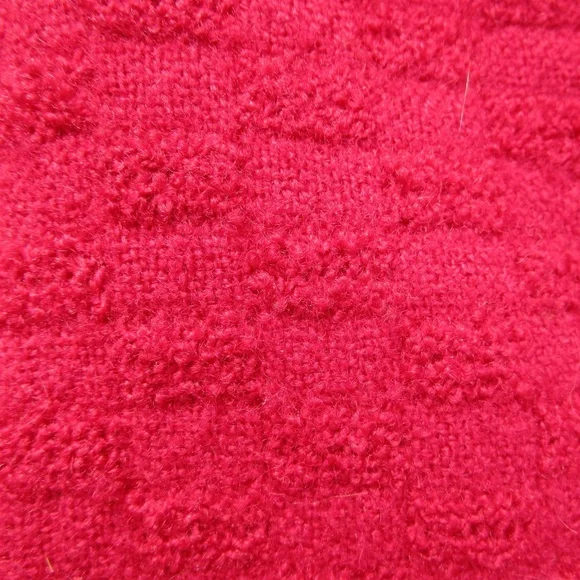 vintage 1960s Rothmoor red wool coat with mink collar, Mary Tyler Moore, b 40 - Picture 4 of 11